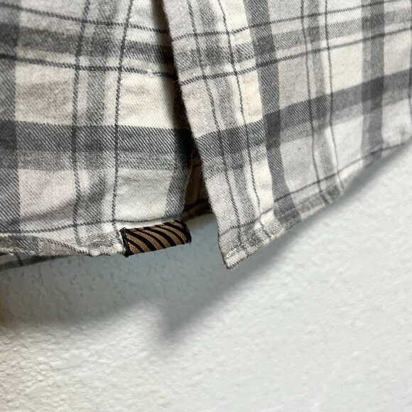 Billy Reid Gray Plaid Casual Button Down Shirt - Picture 2 of 10